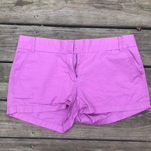 J. Crew Chino Shorts Purple Size 10